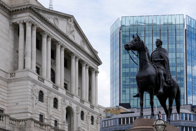영국 런던에 있는 영란은행(BOE) 본점의 모습. 로이터연합뉴스