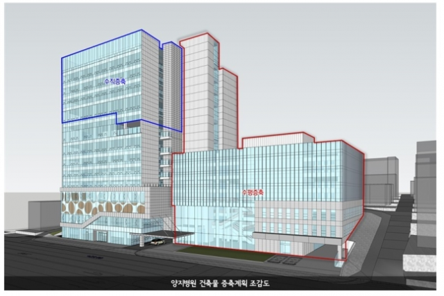 양지병원 증축 조감도./사진제공=서울시