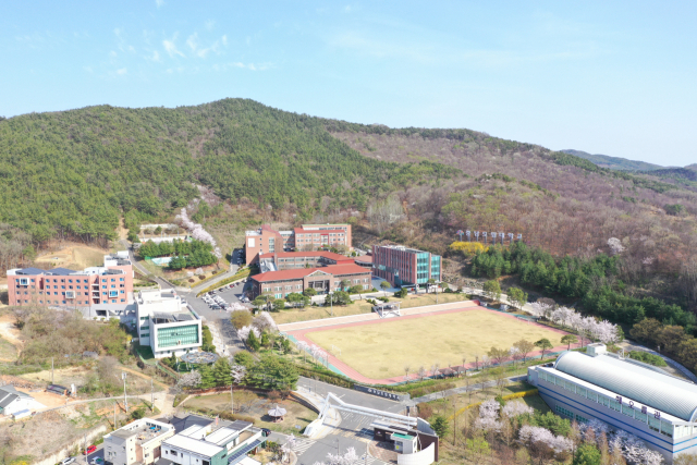 충남 청양군에 자리잡고 있는 충남도립대학교. 사진제공=충남도립대