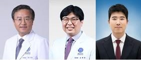 세브란스병원 심장내과 강석민(왼쪽부터)·오재원 교수와 윤민재 분당서울대병원 순환기내과 교수. 사진제공=세브란스병원