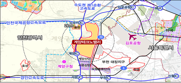 인천 계양 테크노밸리 공공주택지구 위치도/자료 제공=국토부