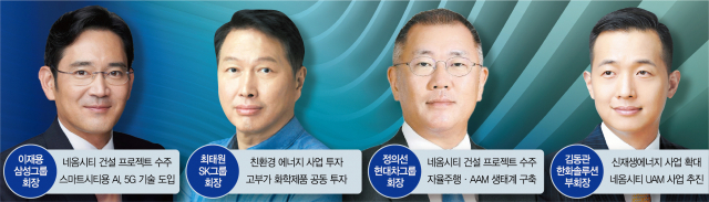 이재용은 AI·5G 기술협력 확대…최태원, 수소·친환경 사업 논의