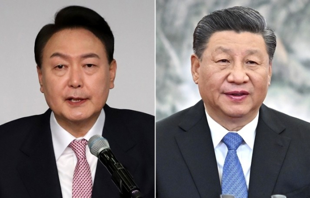 윤석열 대통령과 시진핑 중국 국가주석