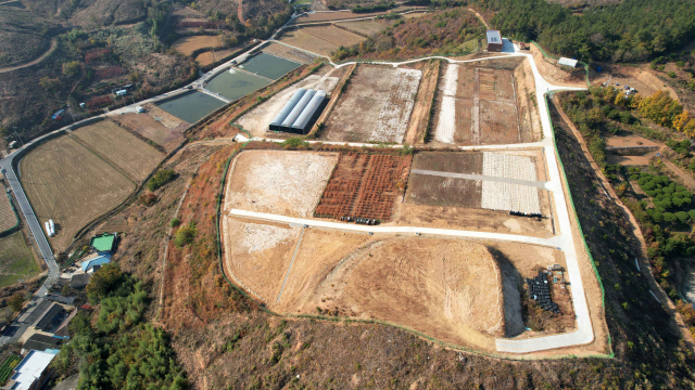 국립산림품종관리센터가 경남 사천에 구축한 산림생명자원 보존원. 사진제공=국립산림품종관리센터