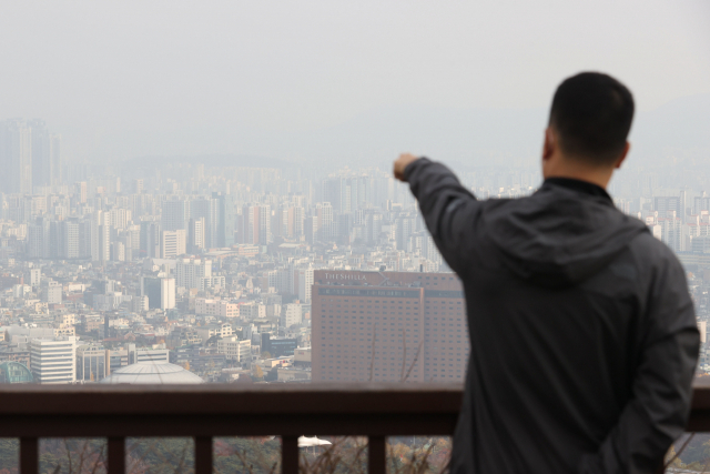 남산에서 내려다 본 서울 모습. 연합뉴스