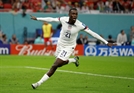 2022 카타르 월드컵 웨일스전에서 골을 넣고 환호하는 미국의 티모시 웨아. 스타 축구 선수 출신이자 라이베리아 대통령인 조지 웨아의 아들이다. 로이터연합뉴스