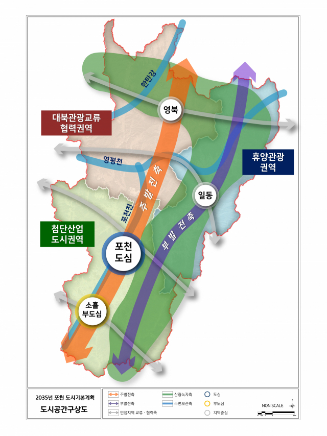 포천시 도시공간구상도