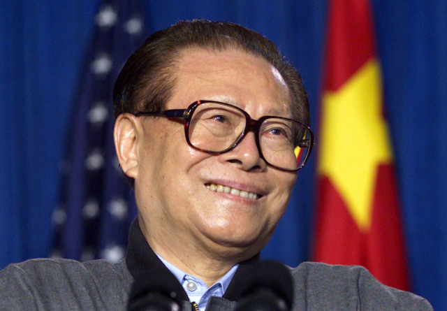 장쩌민 전 중국 국가주석의 모습. 로이터연합뉴스
