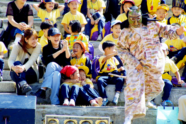 고성오광대의 탈춤 장면 /사진제공=문화재청