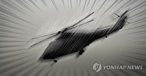 화물 운송용 헬기 경북 문경 야산에 추락…기장 1명 탑승, 자력 탈출