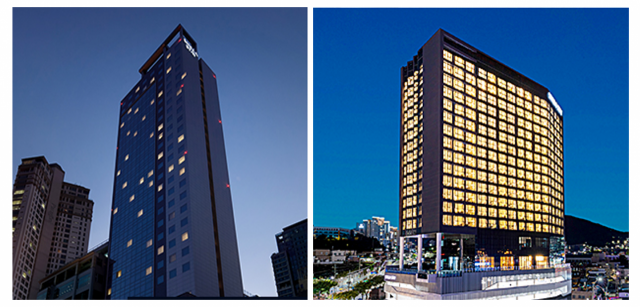 2013년 신라스테이 브랜드 론칭과 함께 오픈한 경기 동탄점(왼쪽)과 올 10월 호남 지역에는 처음 선보인 14호점 여수점/사진=호텔신라