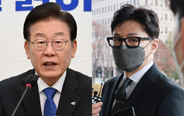 이재명(왼쪽) 더불어민주당 대표와 한동훈 법무부 장관. 연합뉴스