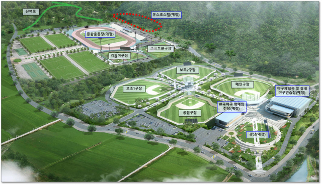 부산 기장군 일광유원지 내 야구테마파크 조감도./사진제공=기장군