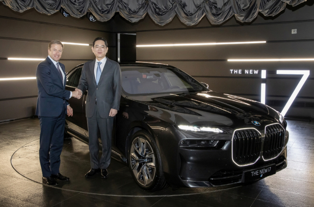 이재용, 韓 찾은 BMW 회장 만났다…전기차 협력 강화
