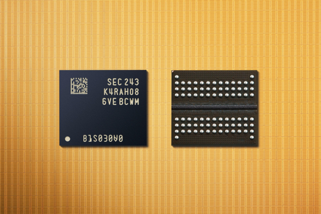 삼성전자 12나노급 DDR5 D램. 사진제공=삼성전자