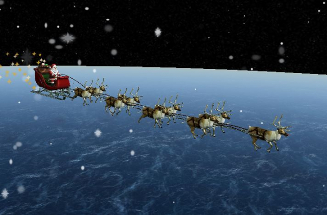 북미 항공우주방위사령부의 산타 위치 추적서비스 사이트 ./사진=NORAD Tracks Santa 홈페이지 캡처
