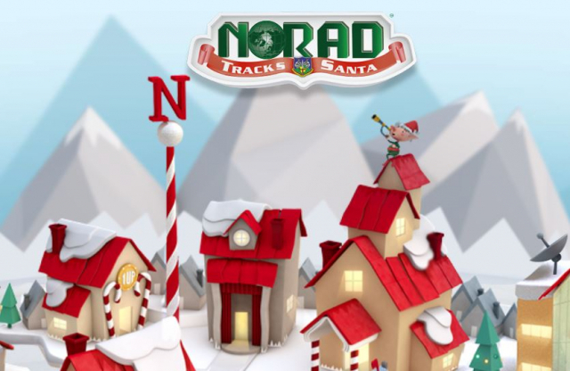 북미 항공우주방위사령부의 산타 위치 추적서비스(NORAD Tracks Santa) 사이트 모습./사진=NORAD Tracks Santa 홈페이지 캡처
