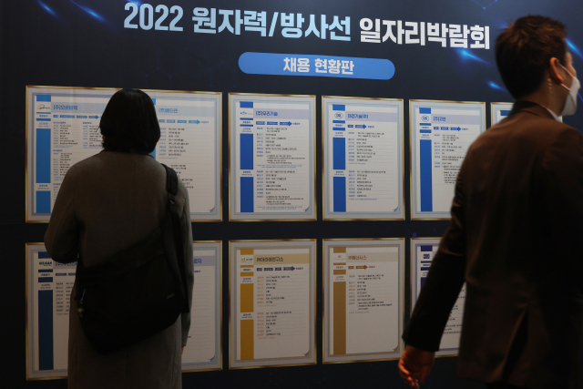 [사진] '원자력 생태계 지원'…산업부, 잡-테크 페어 개최