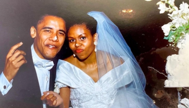1992년 오바마 전 대통령과 결혼한 미셸 오바마. /사진출처=미셸 오바마 인스타그램