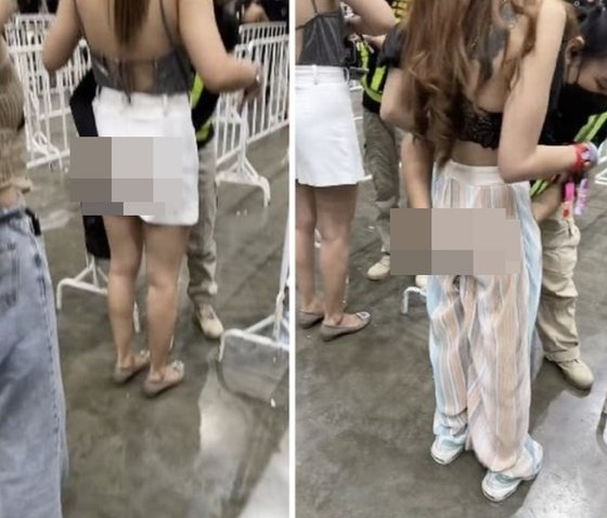 지난달 31일(현지시간) 태국 방콕에서 사흘간 개최된 ‘808 댄스&뮤직 페스티벌’ 측 보안 요원들의 과도한 몸수색이 논란이 됐다. 데일리메일 캡처
