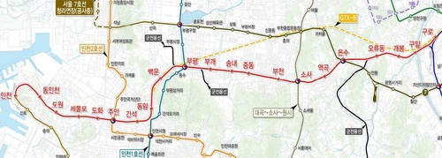 '경인전철 지하화’  전략수립 착수…인천시, 내년 7월 마무리