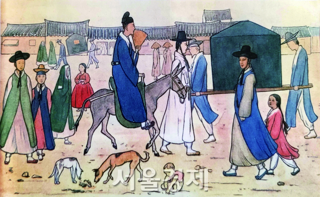 콘스탄스 테일러의 저서 '조선의 일상(1904)' 가운데 '서울 풍경'