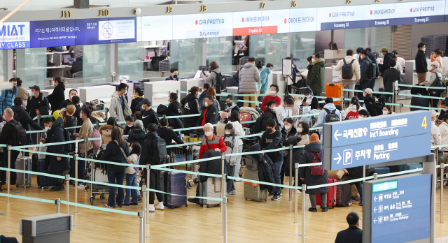 인천국제공항 제1여객터미널 출국장. 사진=연합뉴스