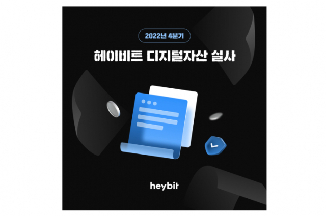 헤이비트 '고객이 예치한 디지털 자산 100% 초과 보유'
