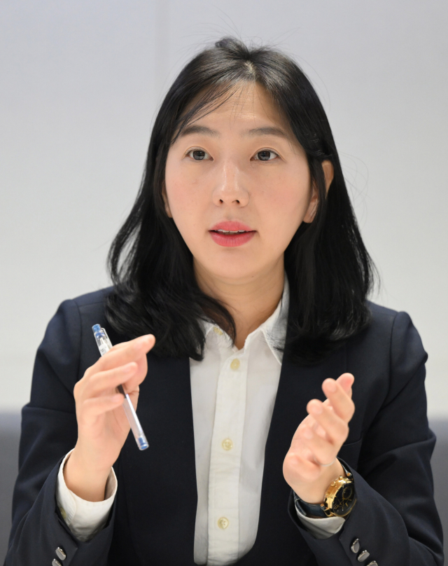 허혜민 키움증권 혁신성장리서치팀장이 최근 서울경제와 만나 제약·바이오 섹터 투자전략을 설명하고 있다. 권욱 기자