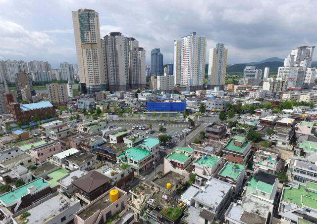 울산시 중구 재개발 지역. 사진제공=울산시