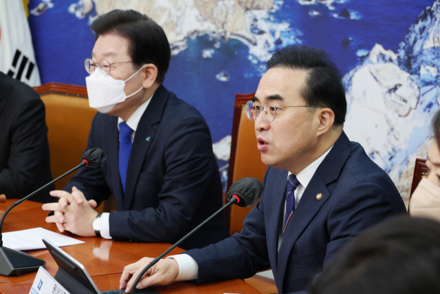 박홍근 “尹, 당권장악·야당탄압·부인방탄 세 가지만 올인”