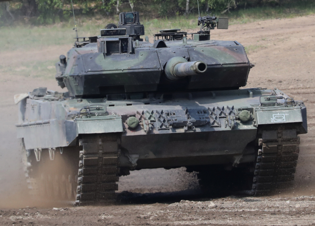 독일의 주력 전차인 레오파드 2 탱크/EPA 연합뉴스