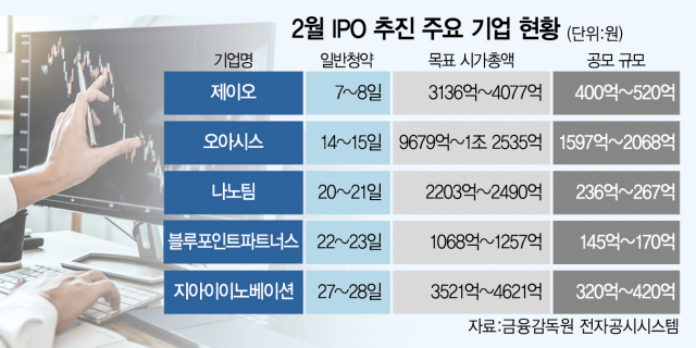 [시그널] 올 첫 '兆단위 대어' 오아시스, 2월 IPO 투심 가른다