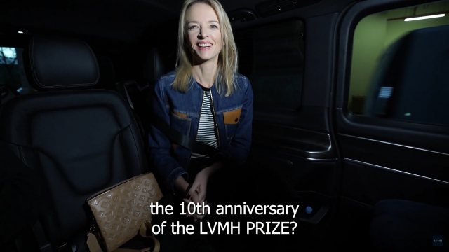 LVMH 프라이즈를 만든 델핀 아르노 크리스찬 디올 CEO가 10주년을 맞이한 소감을 말하고 있다./LVMH 프라이즈 영상