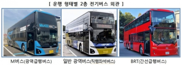 수도권 광역버스 노선에 2층 전기버스 40대 추가 투입