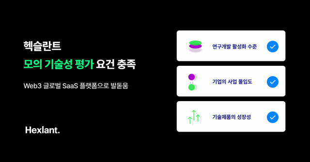 헥슬란트 모의 기술성 평가 요건 충족/출처=헥슬란트