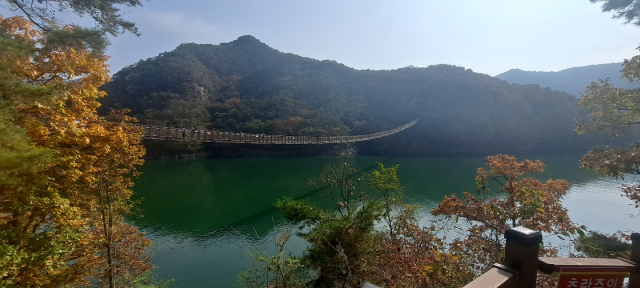 제천 옥순봉 출렁다리. 사진제공=제천시