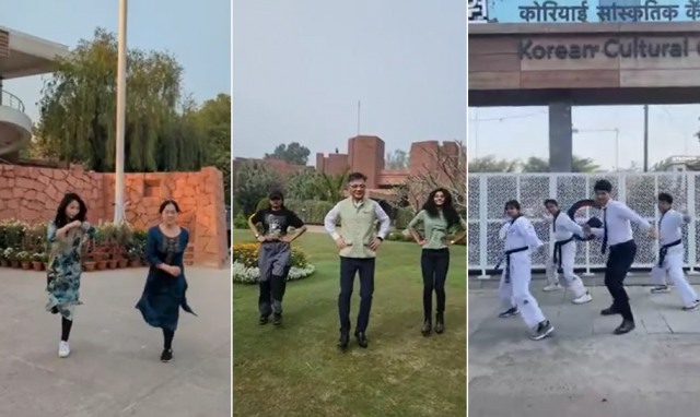 인도 열광시킨 한국 대사관 댄스…모디 인도 총리도 '엄지척'