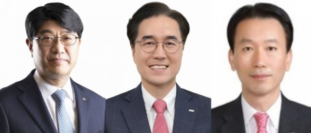 왼쪽부터 방성빈 BNK부산은행장 내정자, 예경탁 BNK경남은행장 내정자, 김성주 BNK캐피탈 대표이사 내정자/사진=BNK금융그룹