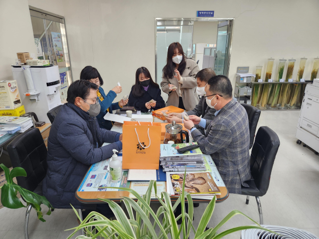 전남형 청년마을 조상사업을 추진하고 있는 전남 영광군 군서면 안터마을 품평회 모습. 사진 제공=전라남도