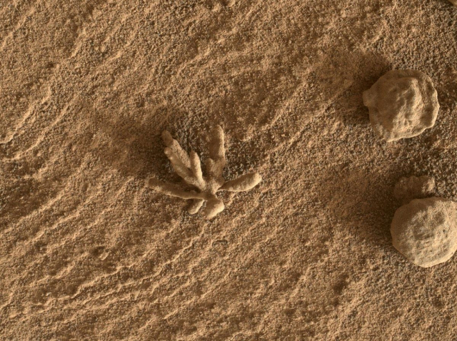 미국 항공우주국(나사)의 화성 로버 '큐리오시티'가 화성의 게일 크레이터 내에서 화성 손 렌즈 이미저(MAHLI)로 지난 2월 24일 촬영한 이미지. 나사 공개사진