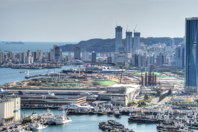 부산 북항 재개발 사업 공사 현장. 사진 제공=부산시