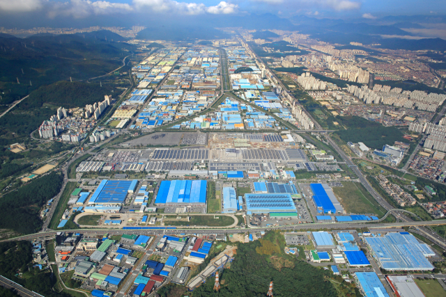 경남 창원시에 위치한 창원국가산업단지 전경. 사진 제공=경상남도