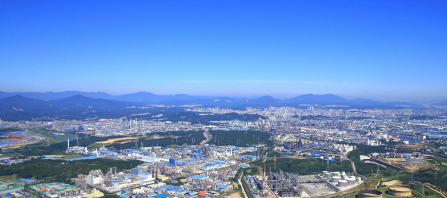 울산 석유화학공단 전경. 사진 제공=울산시