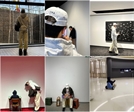 가수 겸 배우 차은우가 17일 자신의 인스타그램에 리움미술관에서 한창인 마우리치오 카텔란 개인전 관람 사진들을 게시했다. /사진출처=차은우 인스타그램