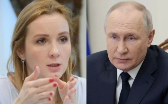 마리야 리보바-벨로바(왼쪽)와 푸틴 러시아 대통령. 마리야 리보바-벨로바 인스타그램, 로이터 연합뉴스