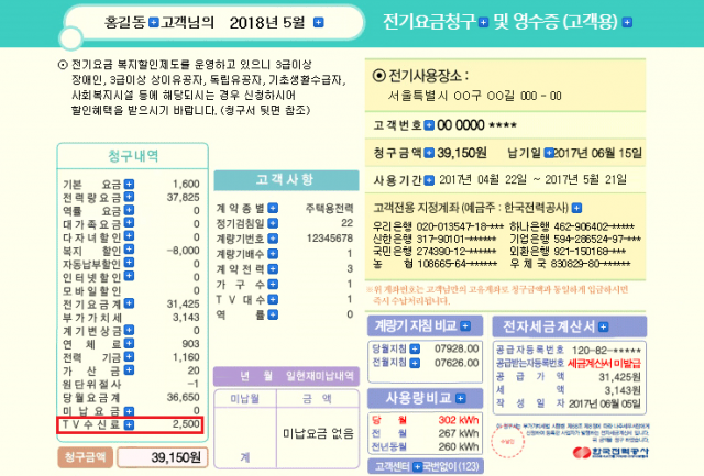 한전, KBS에 수신료 구분징수 절충안 제안…KBS는 난색