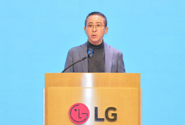 권영수 LG에너지솔루션 부회장이 주주총회에서 인사말을 하고 있다.사진 제공=LG엔솔