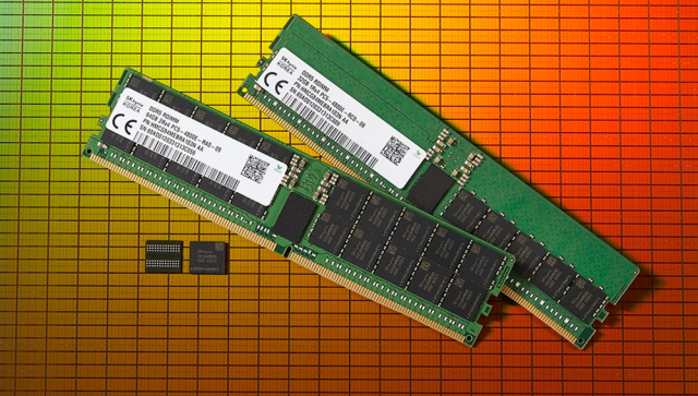 SK하이닉스 DDR5 D램. 사진제공=SK하이닉스
