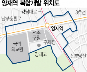 '양재역 R&D 중심지로 육성'…서울시, 통합개발 밑그림 마련